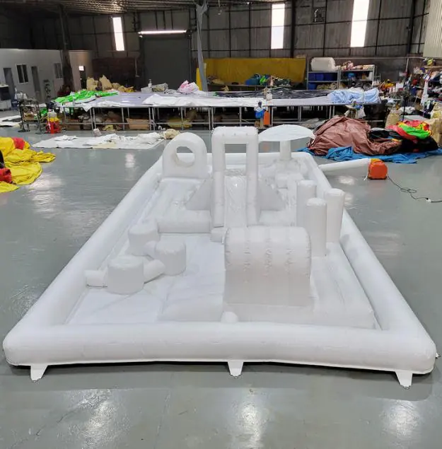 Inflatable Playgrounds 3 White inflatable playground PC-IP003