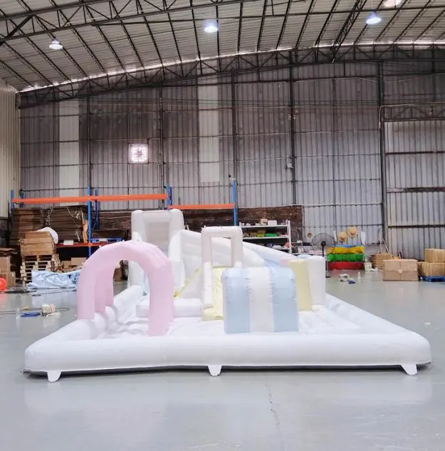 Inflatable Playgrounds 11 White inflatable playground PC-IP011