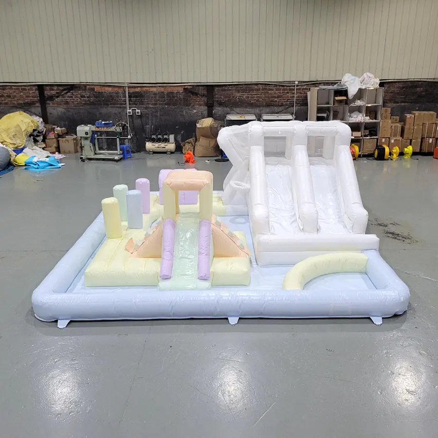 Inflatable Playgrounds 20 White inflatable playground PC-IP020