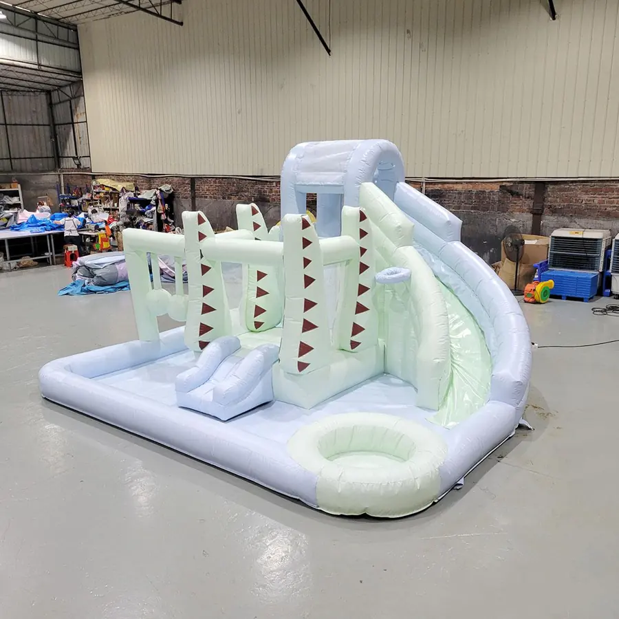 Inflatable Playgrounds 24 White inflatable playground PC-IP024