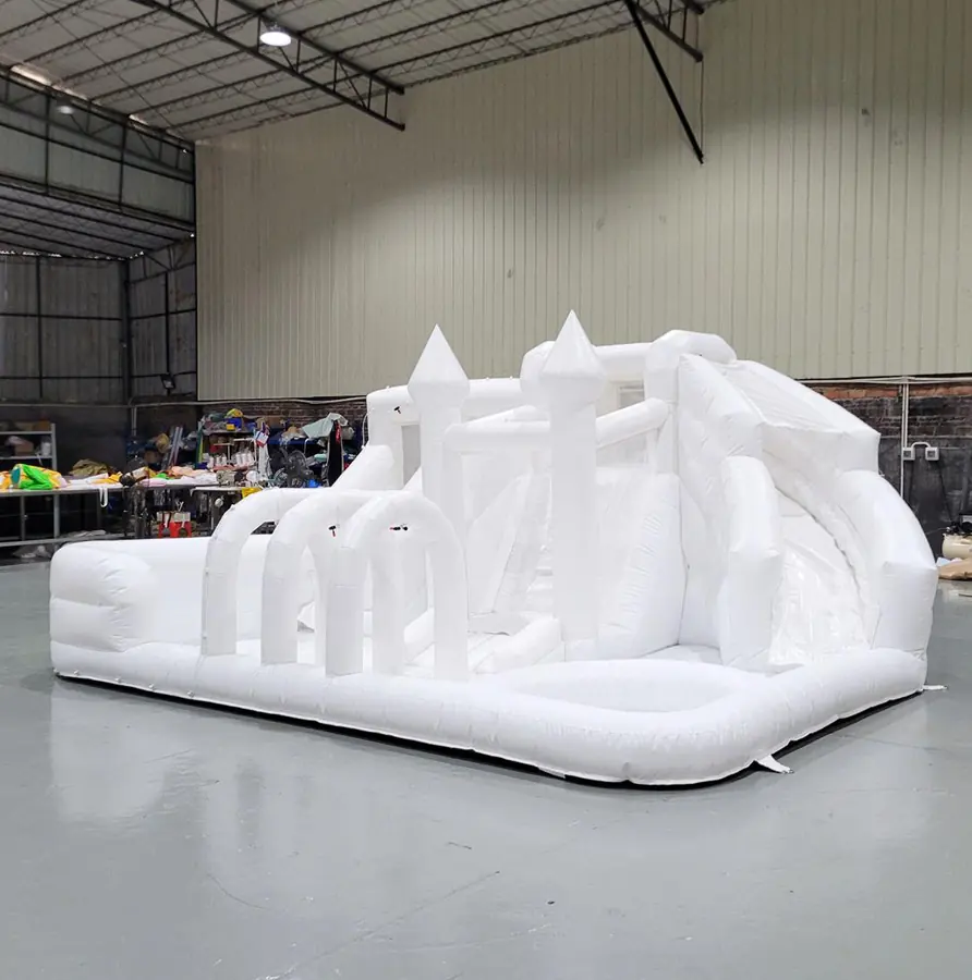 Inflatable Playgrounds 28 White inflatable playground PC-IP028