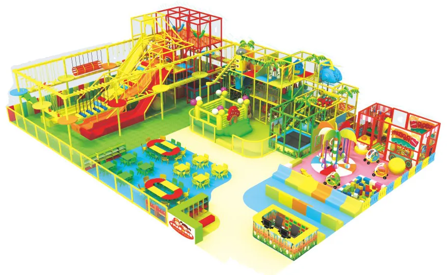 multi-level indoor playground design PC-PG003