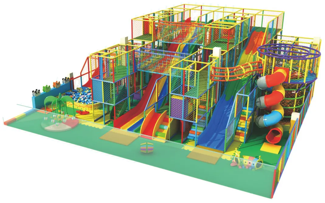 multi-level indoor playground design PC-PG005