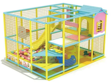 multi-level indoor playground design PC-PG009