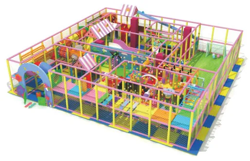 multi-level indoor playground design PC-PG011