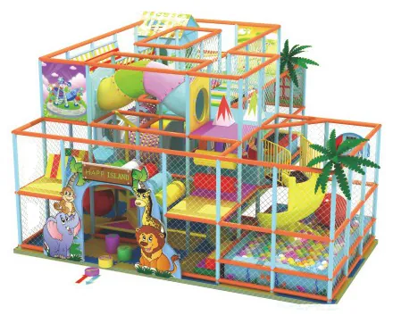 multi-level indoor playground design PC-PG012