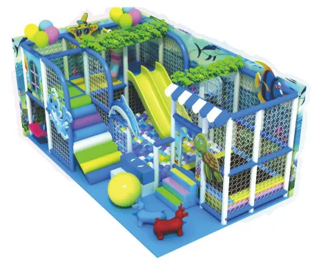 multi-level indoor playground design PC-PG015