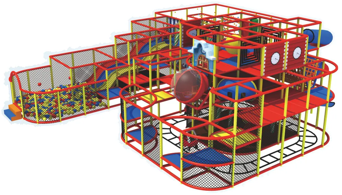 multi-level indoor playground design PC-PG019