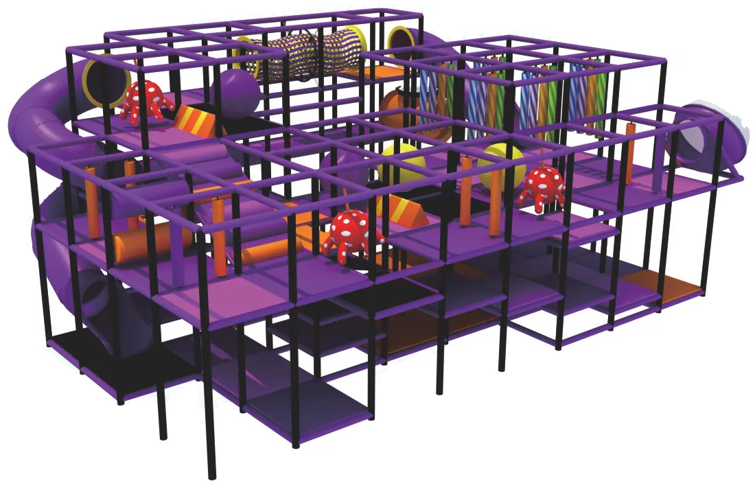 multi-level indoor playground design PC-PG020
