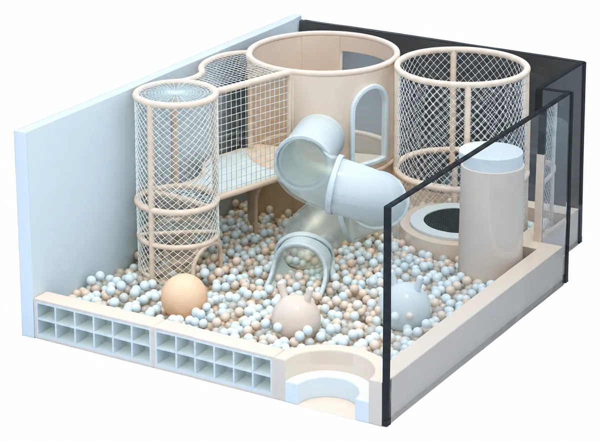 soft indoor playground design PC-PS013