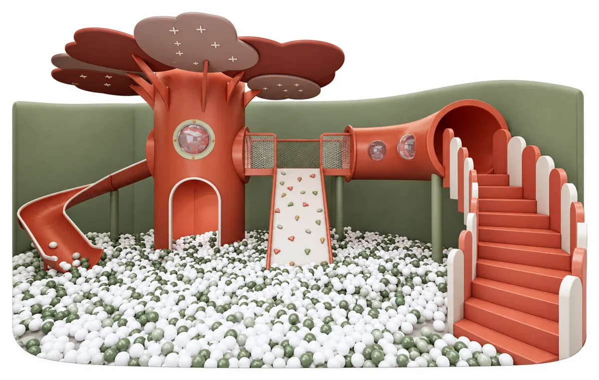 soft indoor playground design PC-PS016