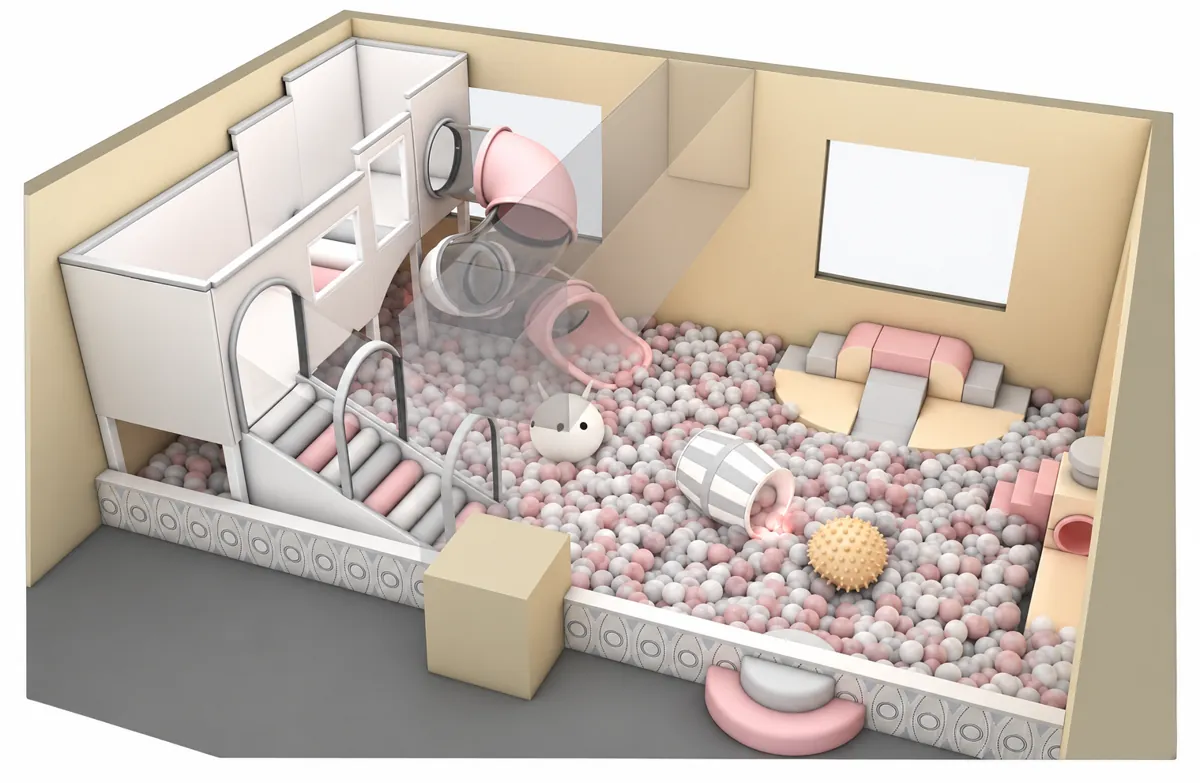 soft indoor playground design PC-PS020