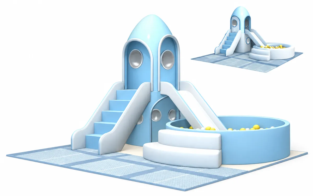 soft indoor playground design PC-PS032