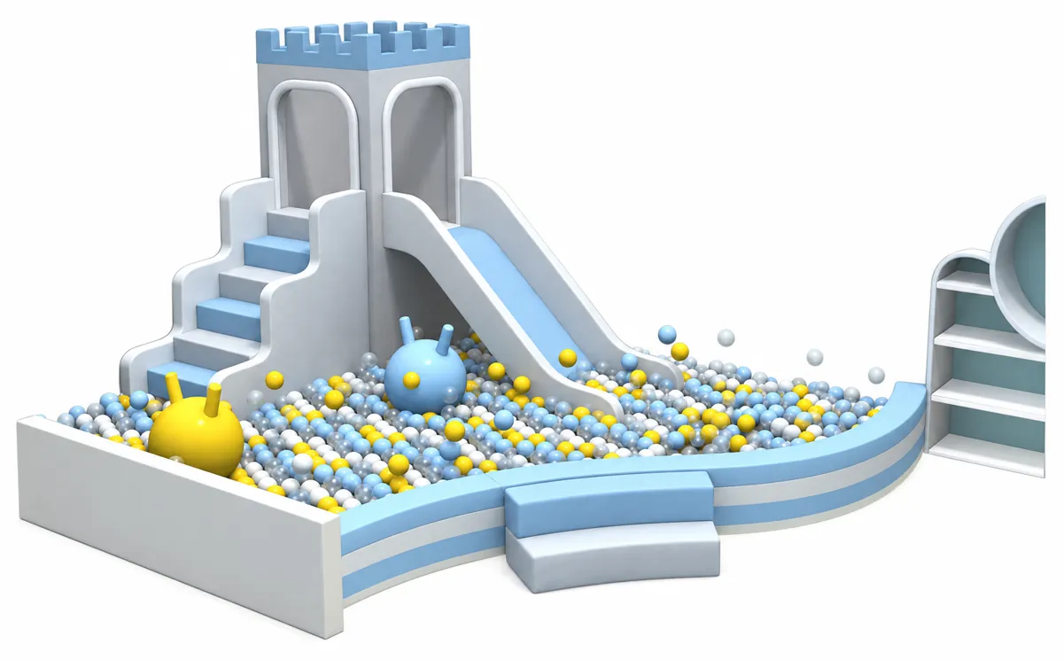 soft indoor playground design PC-PS036