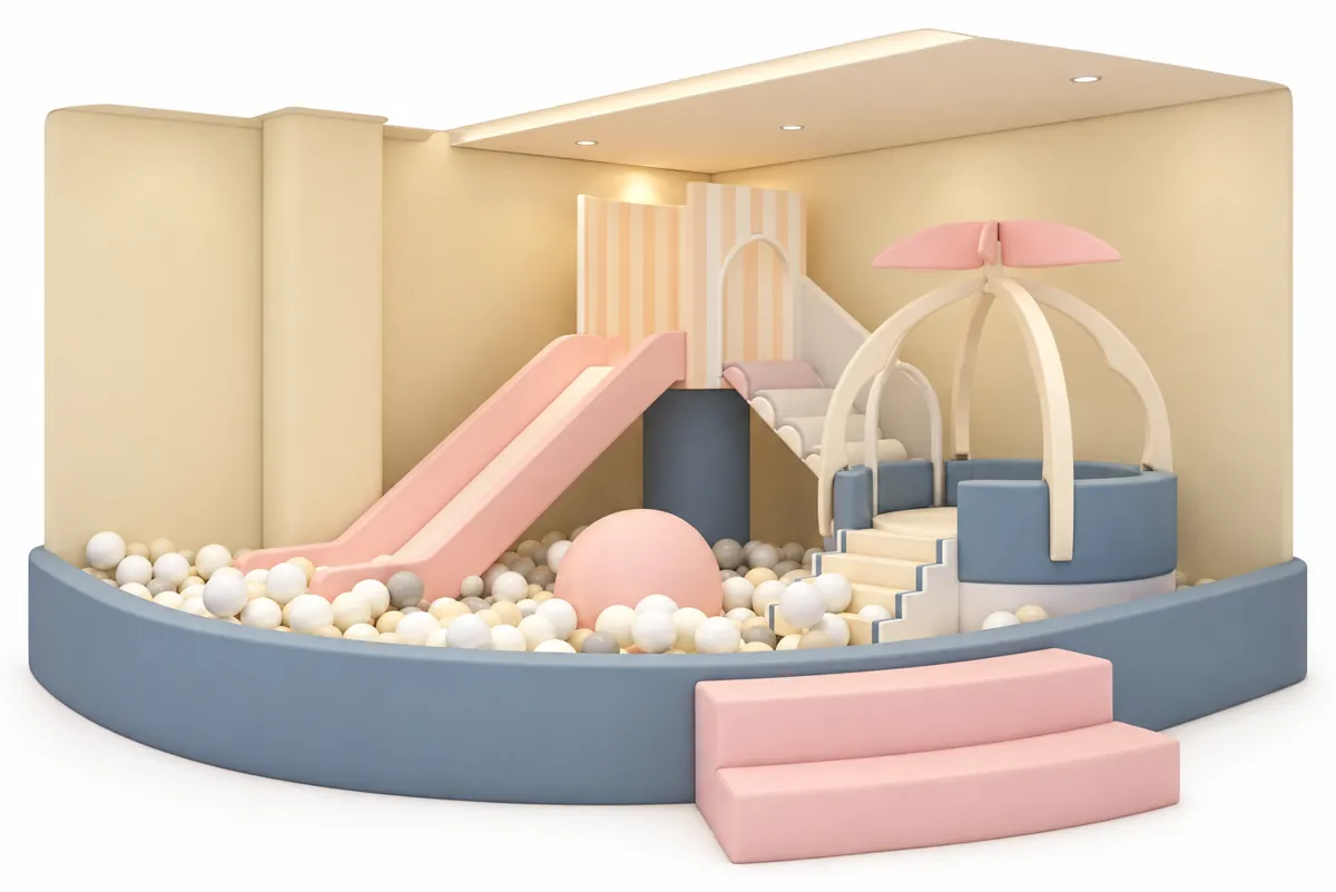 soft indoor playground design PC-PS057