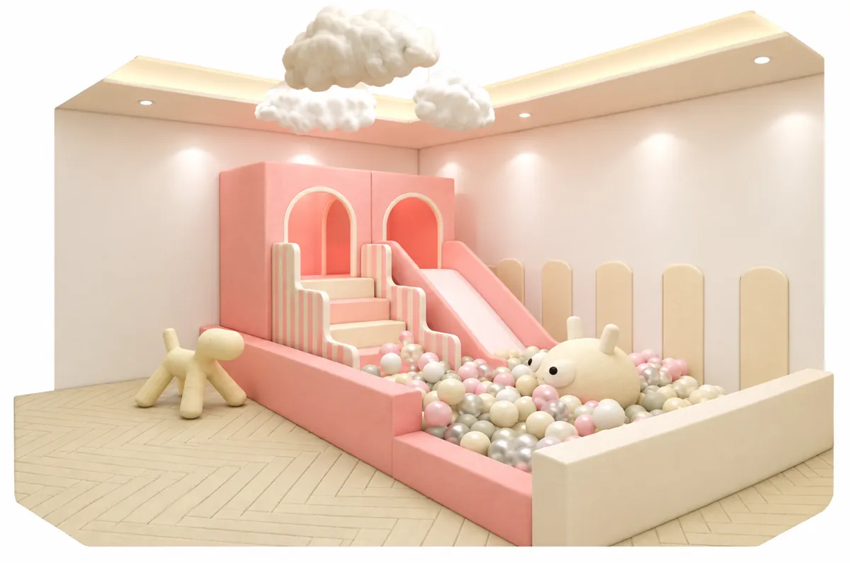 soft indoor playground design PC-PS058