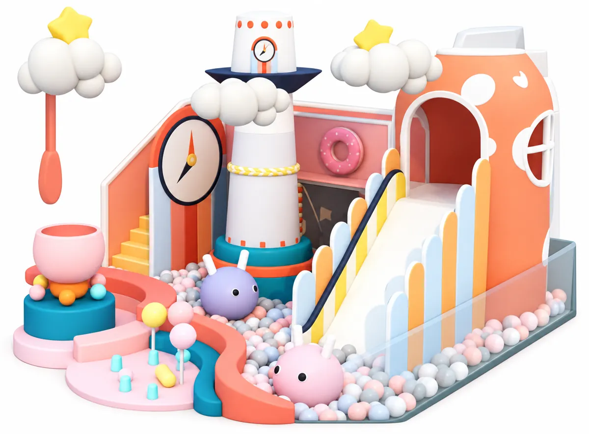 soft indoor playground design PC-PS060