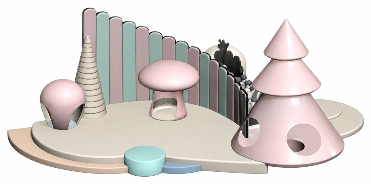 soft indoor playground design PC-PS074