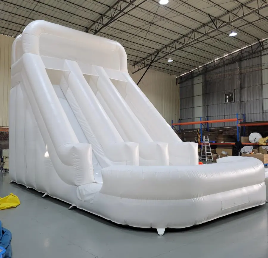 Inflatable Slides 2 White inflatable slide PC-SL002