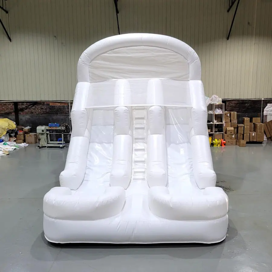 Inflatable Slides 17 White inflatable slide PC-SL017