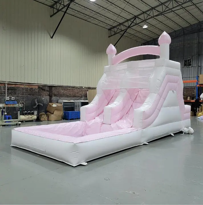 Inflatable Slides 18 White inflatable slide PC-SL018